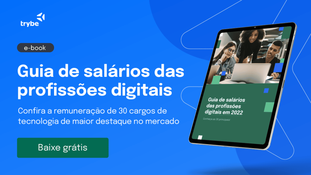 banner para download de guia das profissões digitais 2022