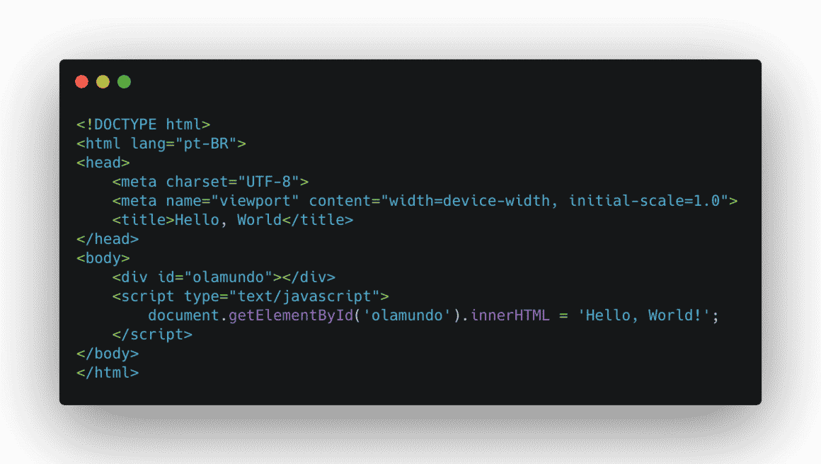 Hello World ou olá mundo: desenvolvendo seu primeiro código! – Insights ...