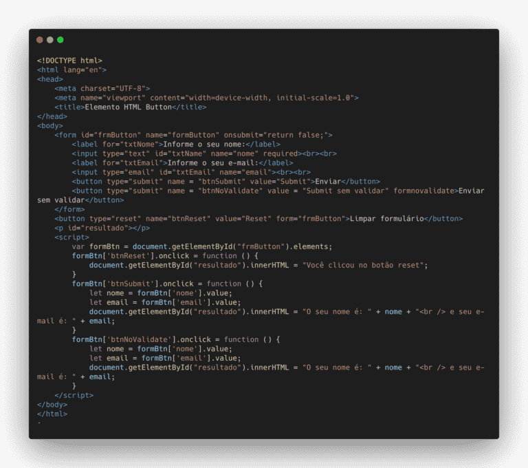 Botão Led Html HTML button: usando botões HTML em seu site! – Insights para te ajudar ...