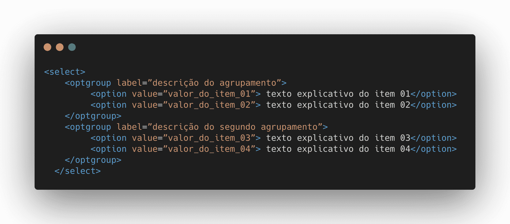 HTML select: criando listas suspensas com a tag select! – Insights para ...