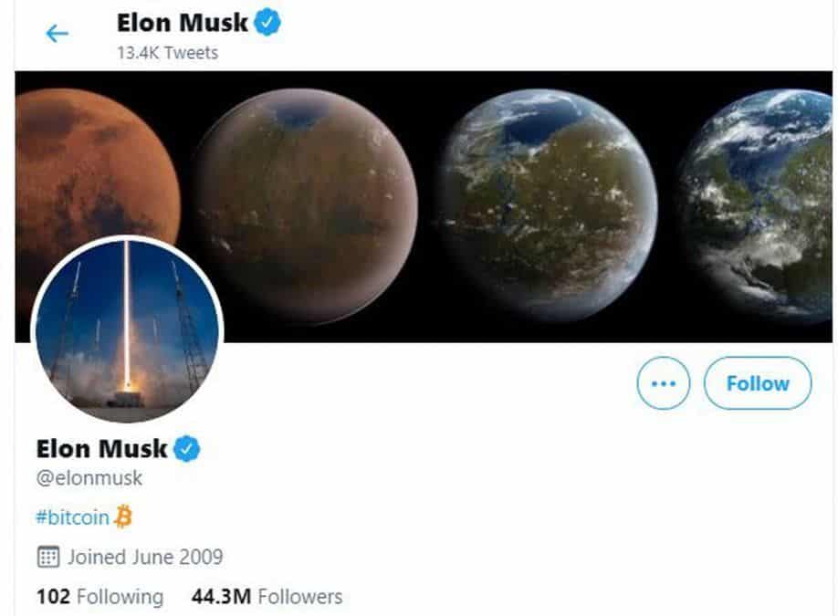 Elon Musk twitter #bitcoin