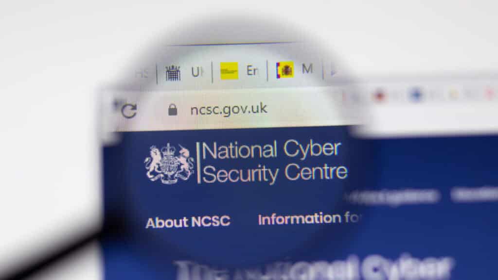 Website britânico National Cyber Security Centre