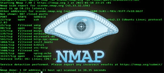 Tela aplicativo hacker Nmap