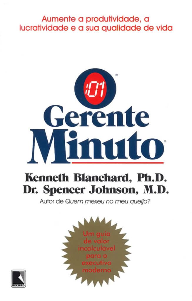 O gerente minuto capa, livros sobre liderança
