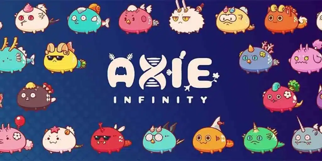 Ilustração do jogo NFT Axie Infinity