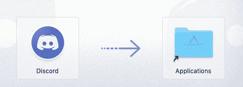Mover Discord para a pasta Applications