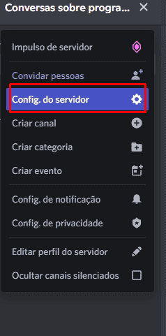 Configuração do Servidor