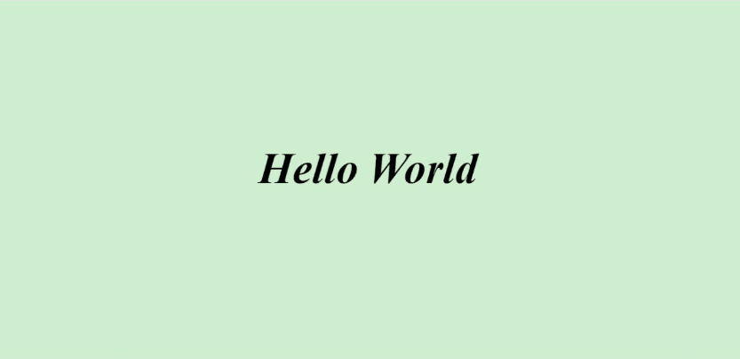 Hello World Aprender CSS