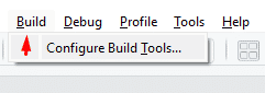 Todas as opções da função build no R Studio
