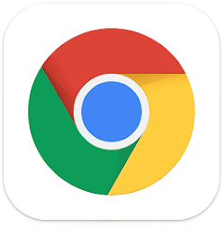 Logo do navegador Android Google Chrome