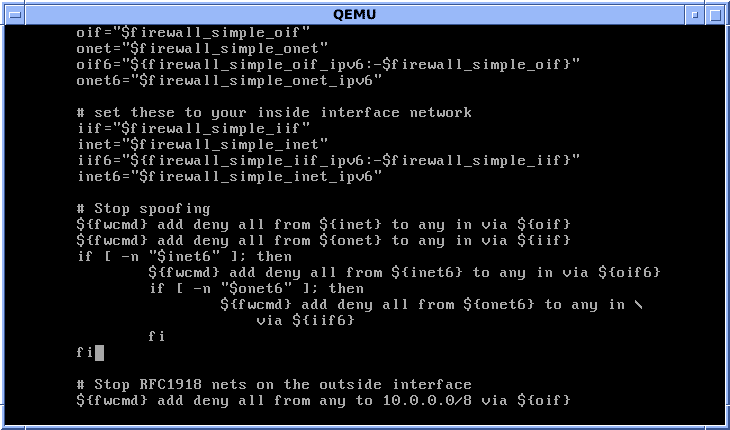 Exemplo de shell script