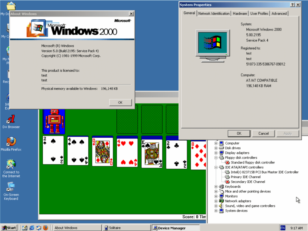 Windows 2000  sistema operacional