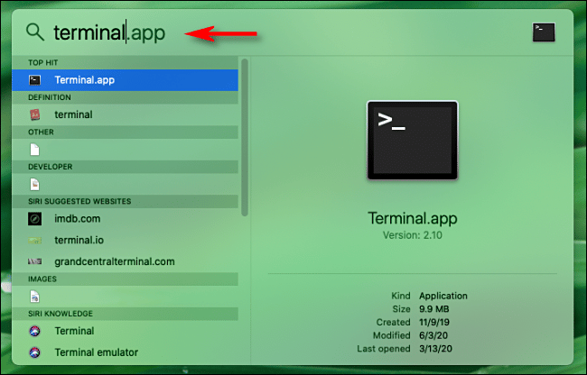 Terminal do MacOS