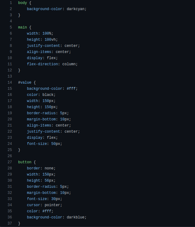 Página CSS Projetos em JavaScript 4
