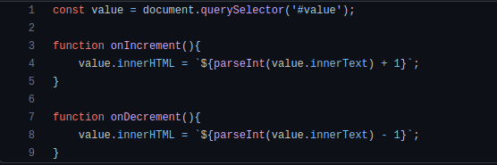 Projetos em JavaScript 4, script do código em JS