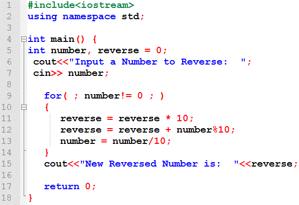 Exemplo de código C