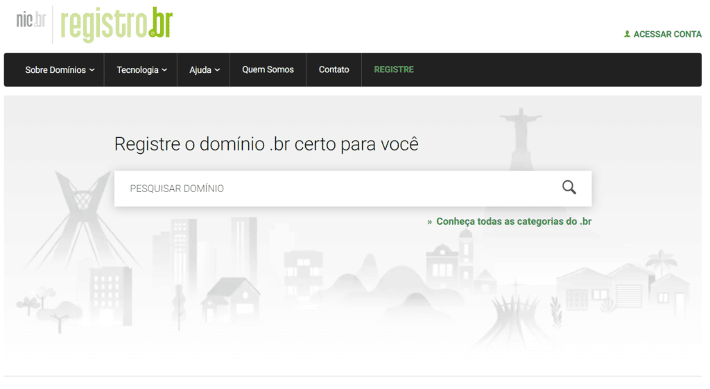 Criando um domínio web. 