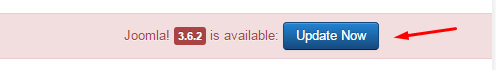 Update Now Joomla --> atualização