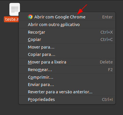 Abrindo arquivo MHTML com Navegador padrão