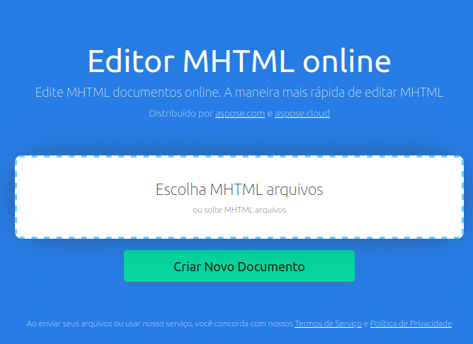 Editor de MHTML Online